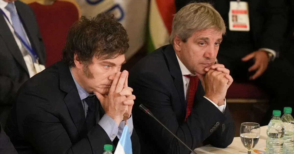 caputo-milei-preocupados